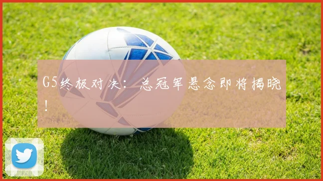 G5终极对决：总冠军悬念即将揭晓！